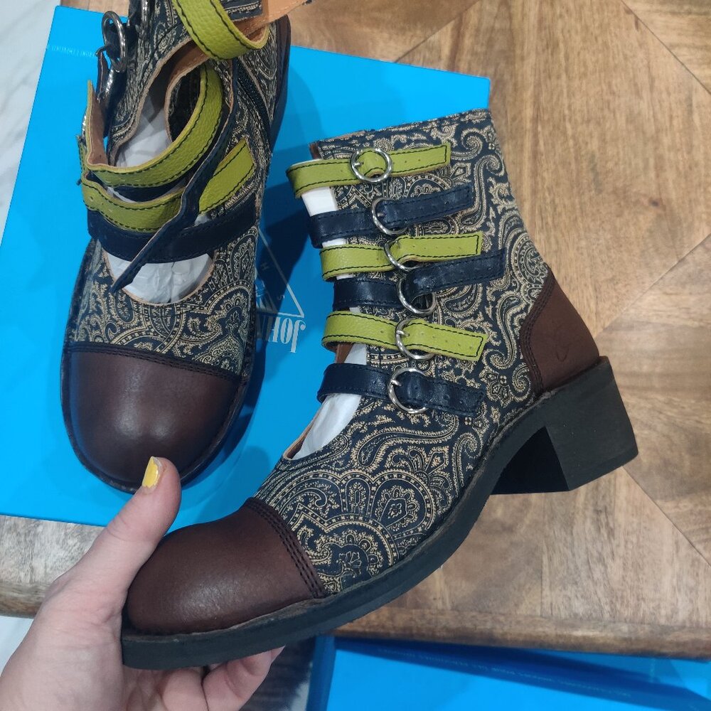 John Fluevog Hunter boots size 12 W 10 M NEW